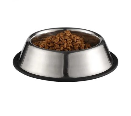 Pet bowl stainless steel pet drinking food cat metal bowl eco dog water feeding pet bowls feeders-30cm